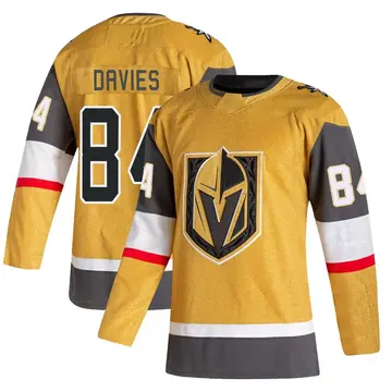 Authentic Men's Jeremy Davies Gold Vegas Golden Knights 2020/21 Alternate Jersey