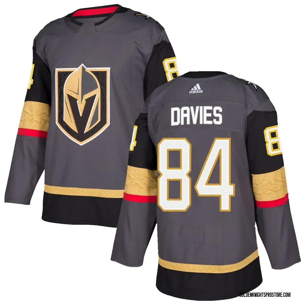 Authentic Men's Jeremy Davies Gray Vegas Golden Knights Home 2026 Stanley Cup Final Jersey