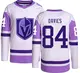 Authentic Men's Jeremy Davies Vegas Golden Knights Hockey Fights Cancer Jersey