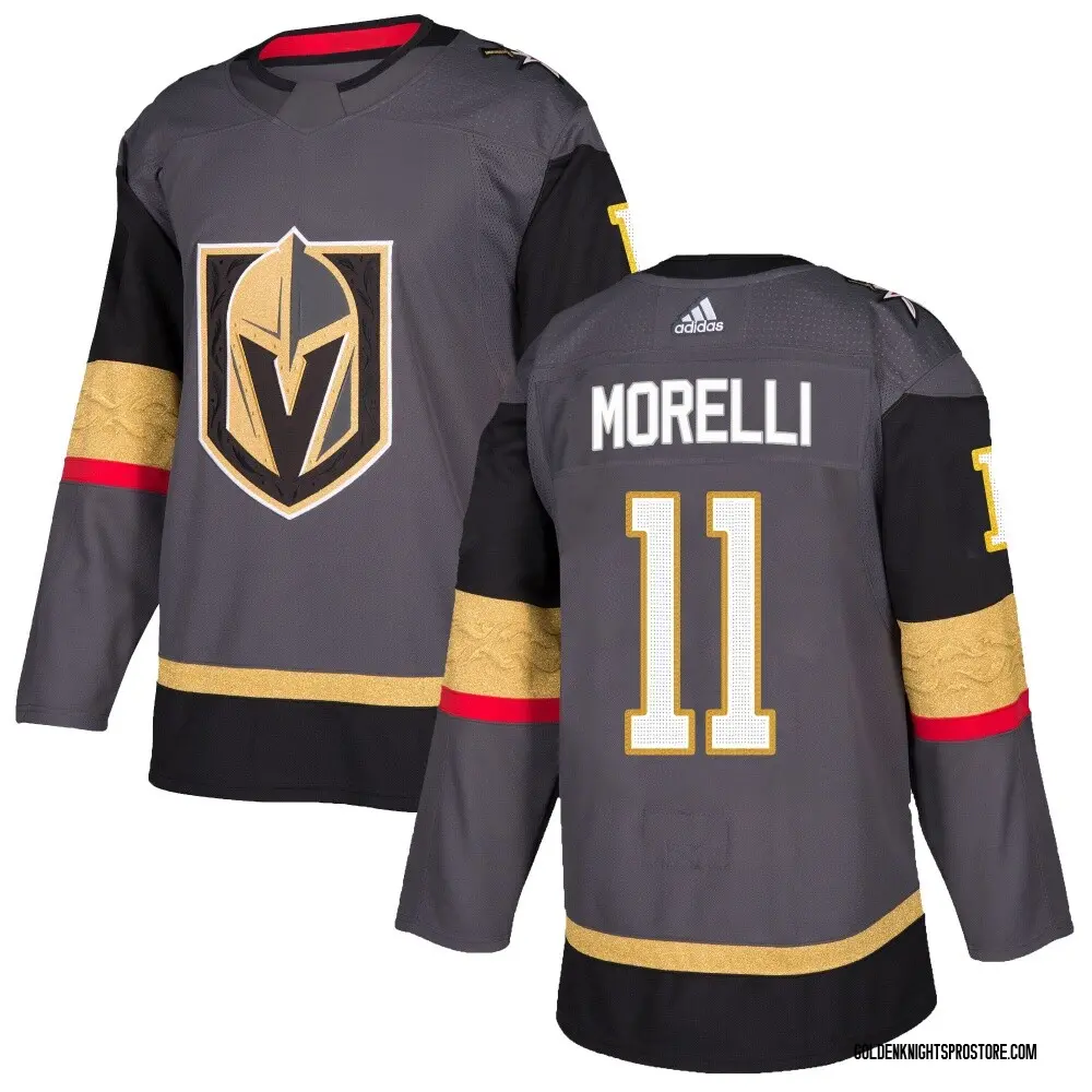 Authentic Men's Mason Morelli Gray Vegas Golden Knights Home 2026 Stanley Cup Final Jersey