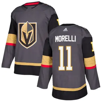 Authentic Men's Mason Morelli Gray Vegas Golden Knights Home 2026 Stanley Cup Final Jersey