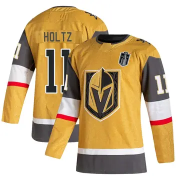 Authentic Youth Alexander Holtz Gold Vegas Golden Knights Alternate 2026 Stanley Cup Final Jersey