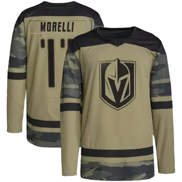 Authentic Youth Mason Morelli Camo Vegas Golden Knights Military Appreciation Practice Jersey