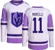 Authentic Youth Mason Morelli Vegas Golden Knights Hockey Fights Cancer Jersey