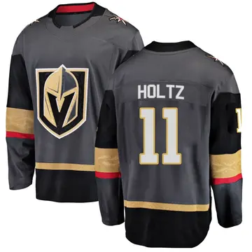 Breakaway Men's Alexander Holtz Black Vegas Golden Knights Home 2026 Stanley Cup Final Jersey