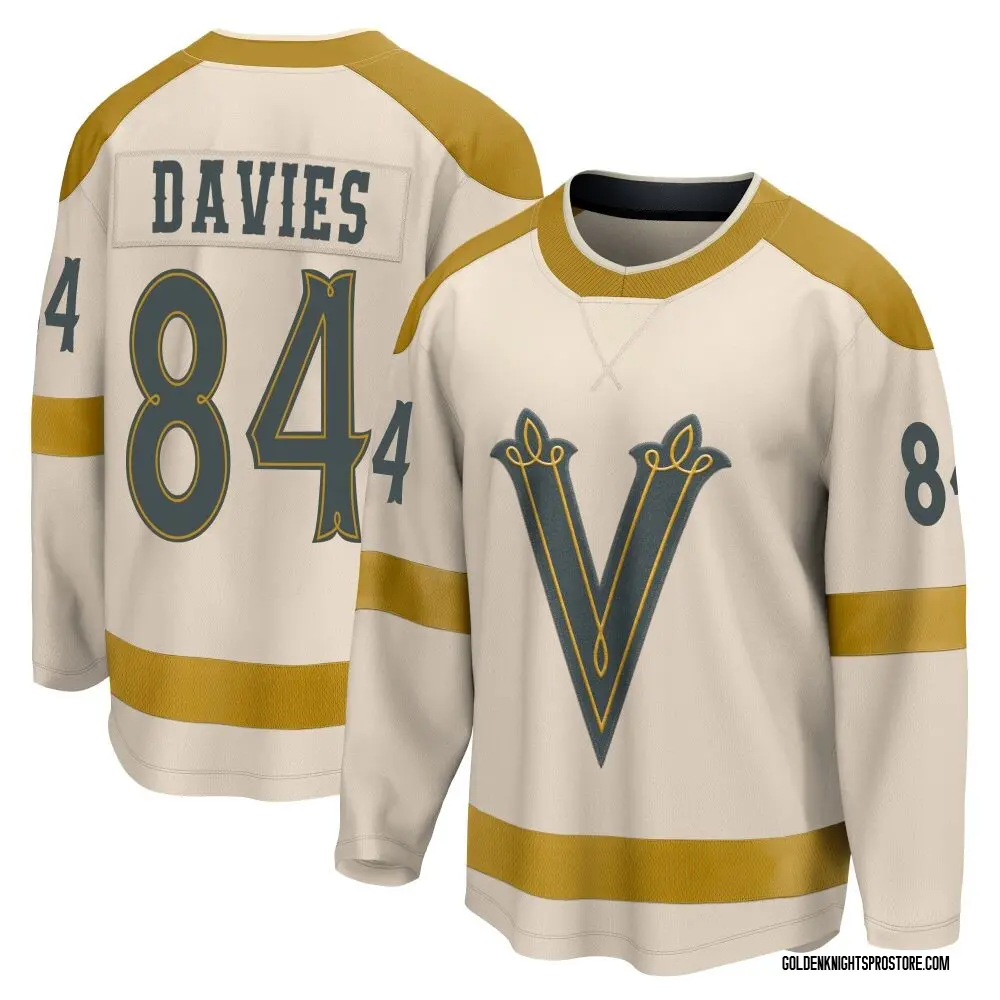 Breakaway Men's Jeremy Davies Cream Vegas Golden Knights 2024 Winter Classic Jersey