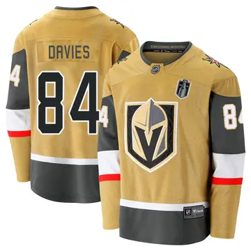 Breakaway Men's Jeremy Davies Gold Vegas Golden Knights Alternate Premier 2026 Stanley Cup Final Jersey