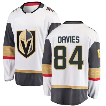 Breakaway Men's Jeremy Davies White Vegas Golden Knights Away 2026 Stanley Cup Final Jersey