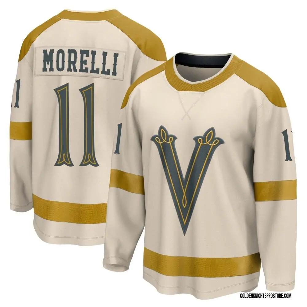Breakaway Men's Mason Morelli Cream Vegas Golden Knights 2024 Winter Classic Jersey
