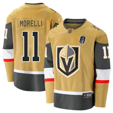 Breakaway Men's Mason Morelli Gold Vegas Golden Knights Alternate Premier 2026 Stanley Cup Final Jersey