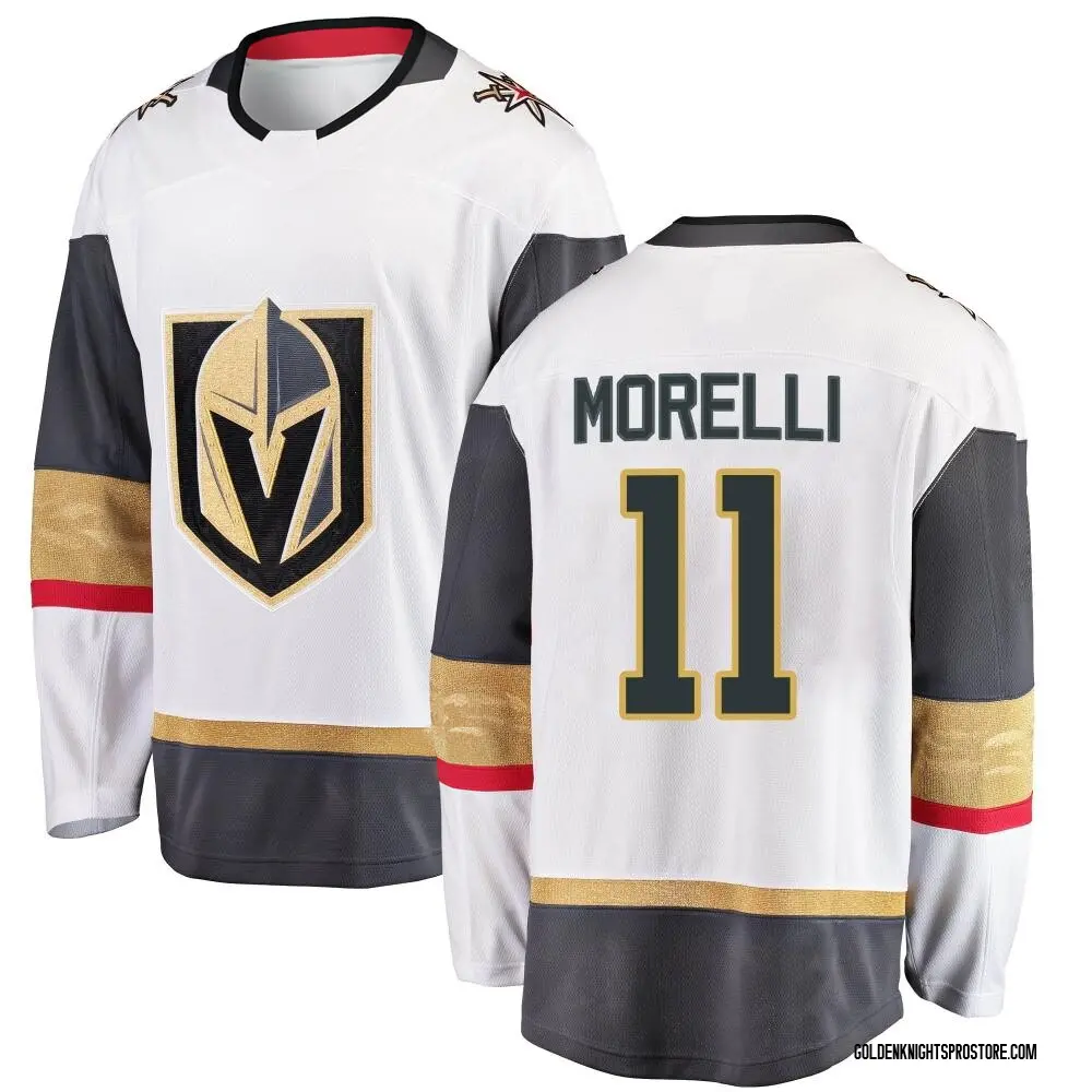 Breakaway Men's Mason Morelli White Vegas Golden Knights Away Jersey