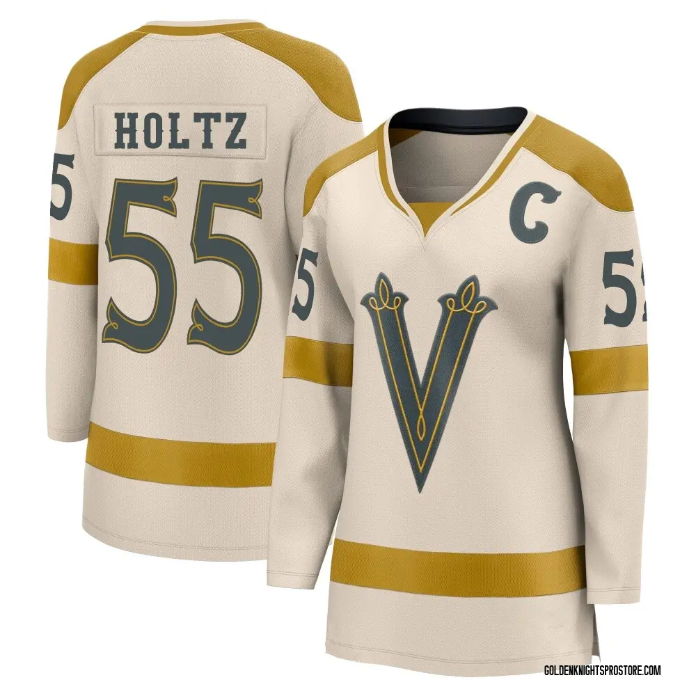 Breakaway Women's Alexander Holtz Cream Vegas Golden Knights 2024 Winter Classic Jersey
