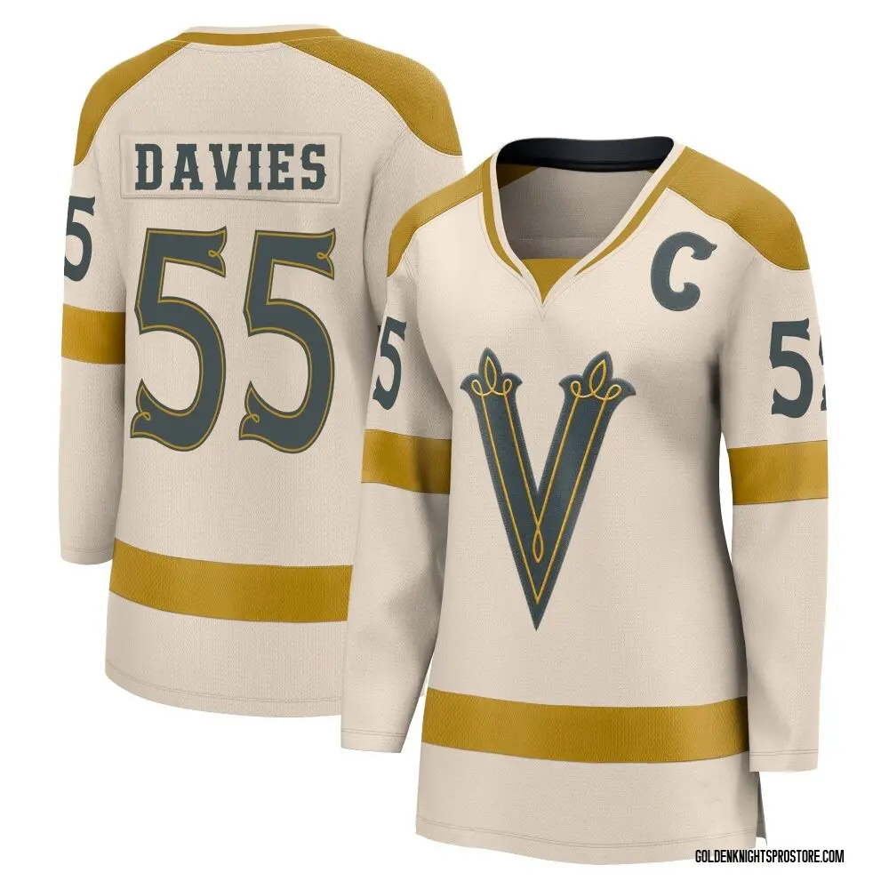 Breakaway Women's Jeremy Davies Cream Vegas Golden Knights 2024 Winter Classic Jersey
