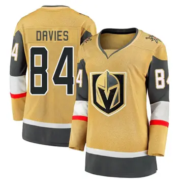 Breakaway Women's Jeremy Davies Gold Vegas Golden Knights 2020/21 Alternate Premier Jersey