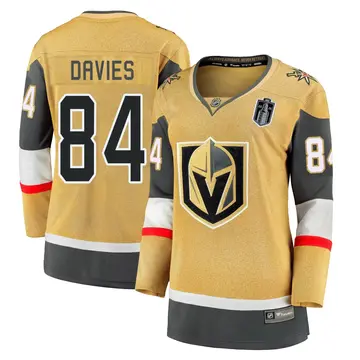 Breakaway Women's Jeremy Davies Gold Vegas Golden Knights Alternate Premier 2026 Stanley Cup Final Jersey