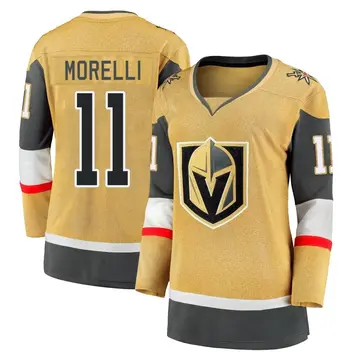 Breakaway Women's Mason Morelli Gold Vegas Golden Knights 2020/21 Alternate Premier Jersey