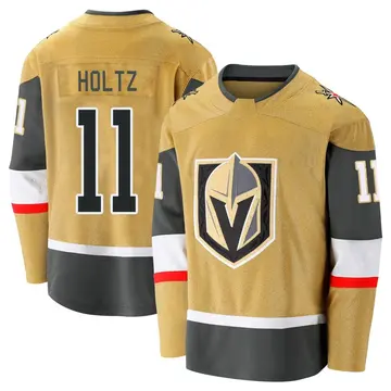 Breakaway Youth Alexander Holtz Gold Vegas Golden Knights 2020/21 Alternate Premier Jersey