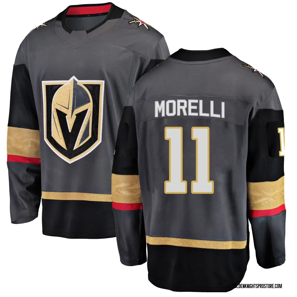 Breakaway Youth Mason Morelli Black Vegas Golden Knights Home 2026 Stanley Cup Final Jersey
