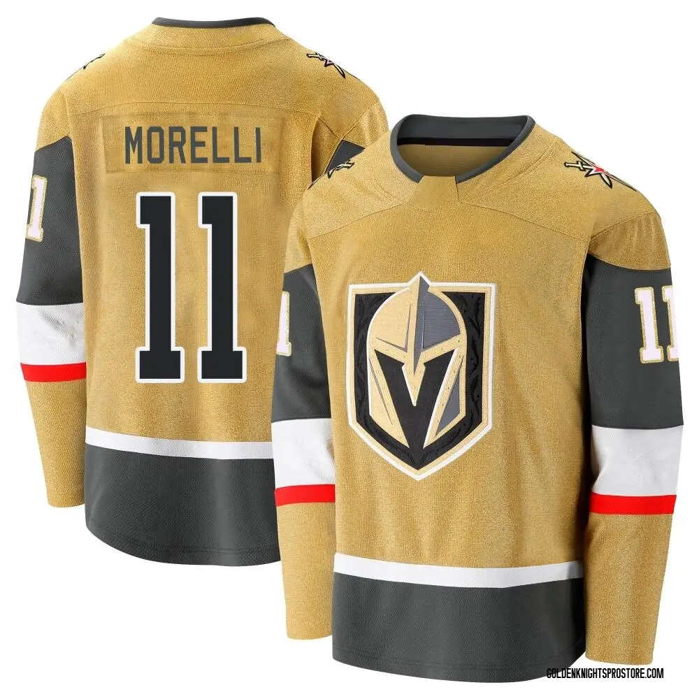 Breakaway Youth Mason Morelli Gold Vegas Golden Knights 2020/21 Alternate Premier Jersey