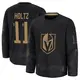 Premium Youth Alexander Holtz Black Vegas Golden Knights 2024 Military Appreciation Practice Jersey